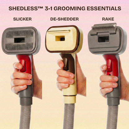 ShedLess™ Vacuum Grooming Brush