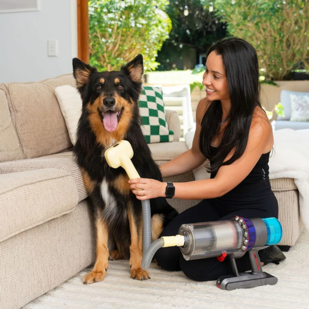 ShedLess™ Vacuum Grooming Brush