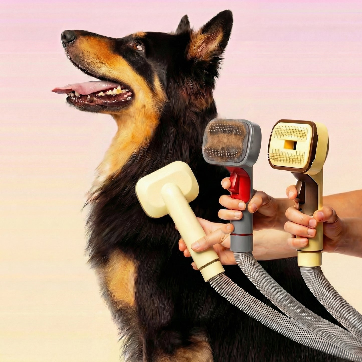 ShedLess™ Vacuum Grooming Brush