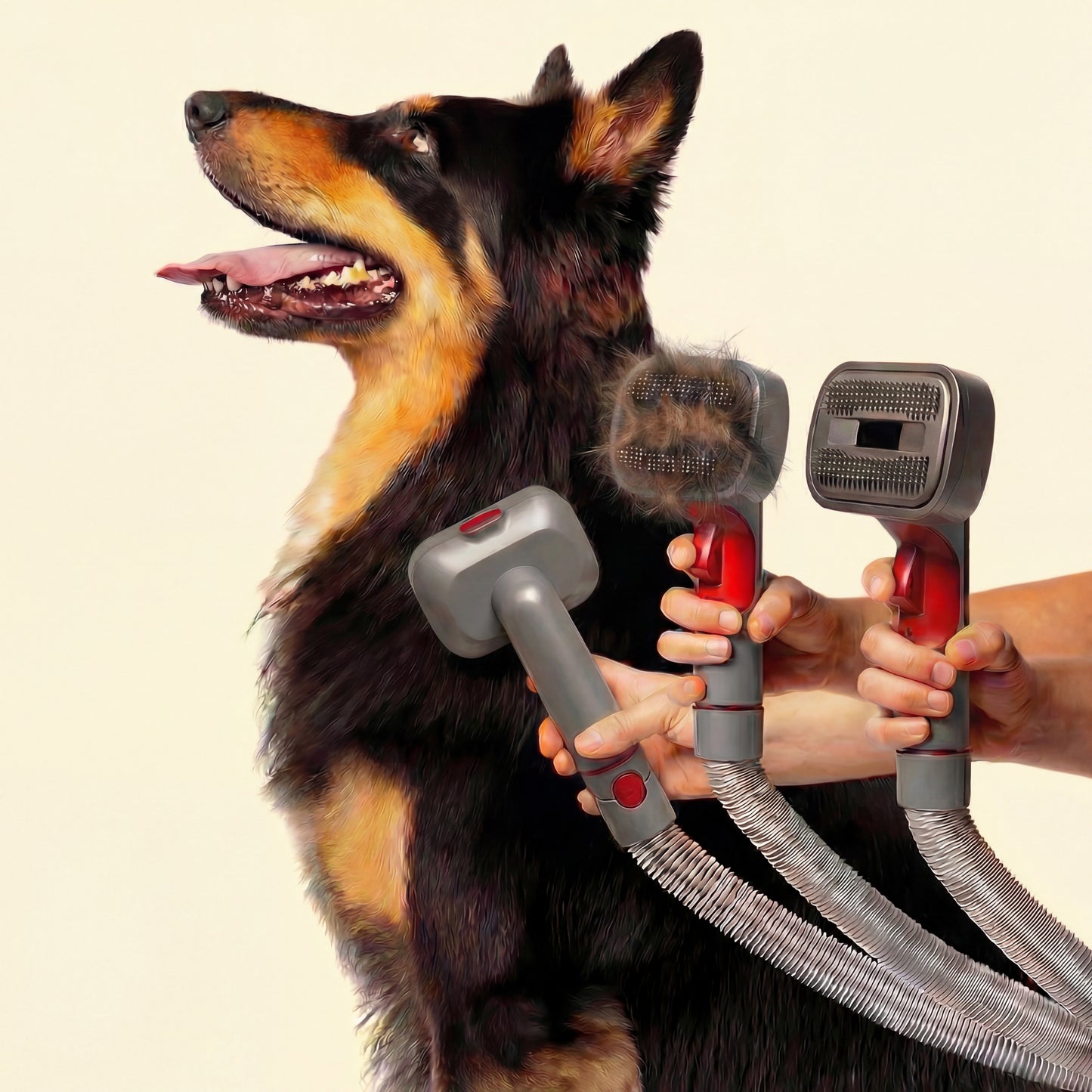 ShedLess™ Vacuum Grooming Brush